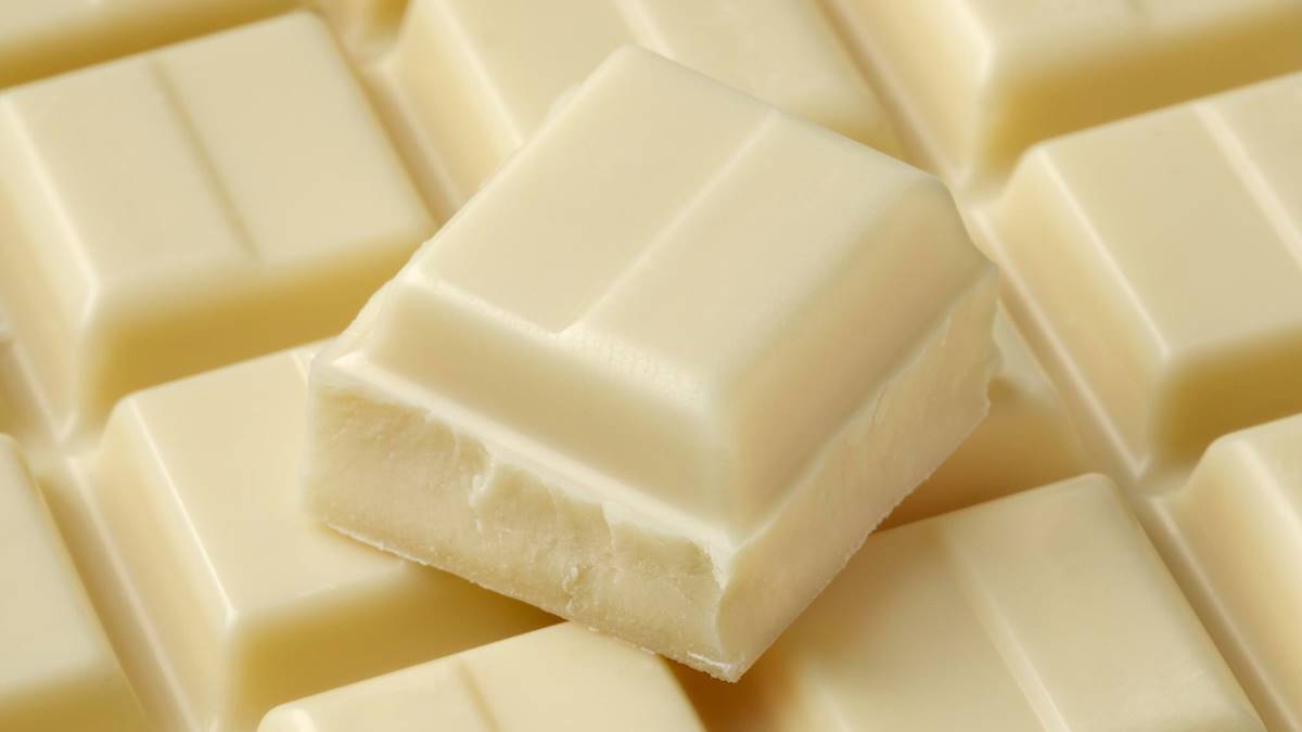 pieces white chocolate